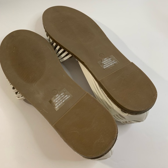 Mia girl Women’a Huarache Sandal Flat White color, size 6,7,8,9,11 - Picture 2 of 15